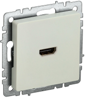 BRITE Розетка HDMI РHDMI-0-БрКр бежевый IEK BR-H10-K10