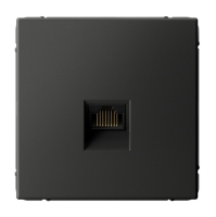 Розетка компьютерная RJ45, кат. 5е, механизм Systeme Electric ArtGallery Базальт GAL001483