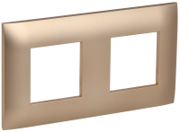 SKANDY Рамка 2-местная SK-F02Sa песочный IEK SK-M22-K98