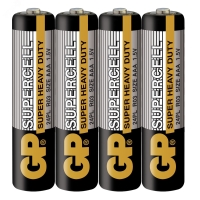 Батарейка солевая Super & Greencell & PowerPlus -4 шт. в пленке GP 10887