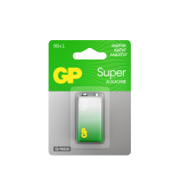 Батарейка алкалиновая GP Super Alkaline G-Tech 9V Крона - 1 шт. на блистере 1219