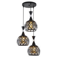 Подвесной светильник Seven Fires Avan SF4041/3P-BK-AM