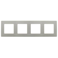 Рамка 4-постовая Legrand Etika светлая галька 672524