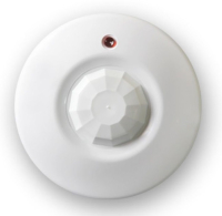 Извещатель охранный объемный оптико-электронный ИО 409-15А, пассивный, потолочный, диаметр зоны 9 м, высота до 3.6 м,  дискретная регулировка чувствительности. Теко Астра-7 исп. А Н00000517