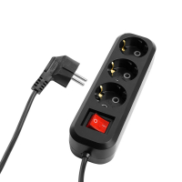 Удлинитель 3-местный с/з с выключателем Stekker Home HM03-31-02 50421