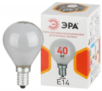 Лампа накаливания Эра P-40-E14-230-FR шар Б0066411 ЭРА