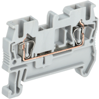 Клемма пружинная КПИ 2в-2.5 31А серый IEK YZN11-002-K03