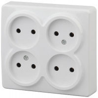 Розетка 4х2P Эра 11-2210-01 Б0020706