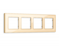 Рамка четырехместная Ambrella Volt Arctic AF580604