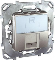 Розетка компьютерная RJ45 Schneider Electric Unica MGU5.425.30ZD