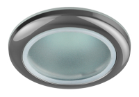 WR1 CH Светильник влагозащищенный MR16.12V/220V. 50W хром (100/2400) ЭРА C0043845