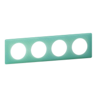 Рамка 4-постовая Legrand Celiane бирюзовый муар 066644