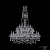 Подвесная люстра Bohemia Ivele Crystal 1411/20+10+5/400/XL-155/2d Ni