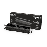 Блок питания Gauss 75Вт DC24 IP66 202022075 GAUSS