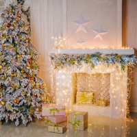 Светодиодная бахрома Eurosvet 100-001 белый 1.8*0.5м IP20