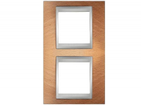 Рамка 2-постовая вертикальная Schneider Electric Unica Top MGU66.004V.0M2