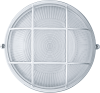 Светильник НПП-60w термостойкий круглый с решеткой IP54 белый Navigator Group 94803 14724