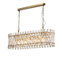 Подвесная люстра Lumien Hall Pauline LH0044/10PO-BR-CL