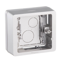 Коробка накладного монтажа 1-постовая Legrand Celiane титановая 080244