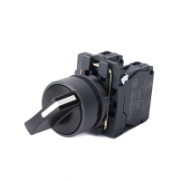 Переключатель SB5 в сборе модульный 22мм 3 позиции с фиксацией 2НО Systeme Electric SB5AD33