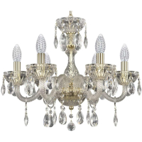 Подвесная люстра Bohemia Ivele Crystal 5417/6/165 G Clear/M-1G