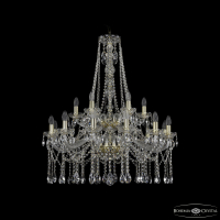 Подвесная люстра Bohemia Ivele Crystal 1413/12+6/300/h-96/2d G