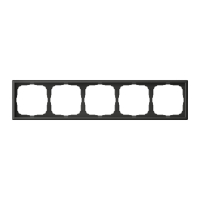 ARTGALLERY рамка 5-постовая, универсальная, базальт Systeme Electric GAL001405