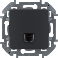 Телефонная розетка RJ11 INSPIRIA антрацит Legrand/Daccord 673823