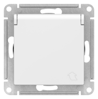 ATLASDESIGN РОЗЕТКА с заземл. со шторками с крышкой, 16А, IP20, механизм, ЛОТОС Systeme Electric ATN001346