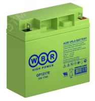 Аккумулятор GP 12В 17Ач WBR WBR GP12170 Аккумулятор GP12170 B3