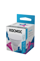 Лампа светодиодная LED 10.5W JCDR 220В GU5.3 D50х45 4500K белый 840 лм Космос LkecLED10.5wJCDRC45