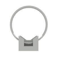 Держатель с хомутиком 25-63 мм для труб DKC 51263