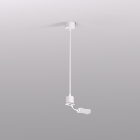 Подвод питания для подвесного монтажа трека Denkirs Smart Base TR2124-WH