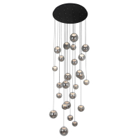 Каскадная люстра Modelux ML.2338.25 BK-CR