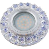 Встраиваемый светильник Fametto DLS-L120 GU5.3 CHROME/CLEAR+PURPLE UL-00000367