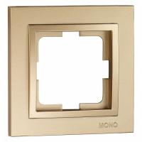 Рамка на 1 пост Mono Electric Despina титан 102-220000-160