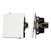 Механизм выключателя одноклавишный непроходной Arlight SWT-TENDO-MK01-PL-WH (230V, 10A) 054033