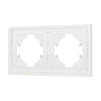 Рамка пластиковая на 2 поста Arlight FRM-TENDO-SFPL-2-WH 054649