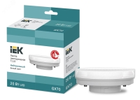 Лампа светодиодная T110 таблетка 20Вт 230В 4000К GX70 IEK LLE-T110-20-230-40-GX70