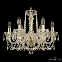 Подвесная люстра Bohemia Ivele Crystal 5402/6/165 G Clear/M-1F