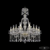 Подвесная люстра Bohemia Ivele Crystal 1413/12+6/300/XL-95 G