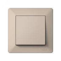 ATLASDESIGN AIR 1-постовая РАМКА, ПЕСОЧНЫЙ/дымчатый белый Systeme Electric ATN221201