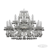 Подвесная люстра Bohemia Ivele Crystal 1409/10+5/240 Ni K781