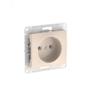 GLOSSA РОЗЕТКА без заземления, 16А, быстрозажимные клеммы, БЕЖЕВЫЙ Systeme Electric GSL000241S