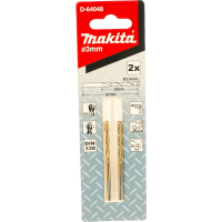 Сверло по металлу HSS-TiN Economy 3х33х61, 2 шт. Makita D-64048