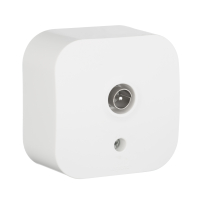 Quteo Розетка телевизионная TV наружная белая Legrand/Daccord 782215