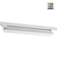 Трековый однофазный трехжильный светильник с переключателем цветовой температуры Novotech Port Iter 359798