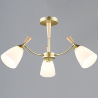 Люстра на штанге Reluce 38960-0.3-03 GD+WOOD