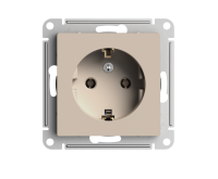 ATLASDESIGN РОЗЕТКА с заземлением, 16А, механизм, ПЕСОЧНЫЙ Systeme Electric ATN001243
