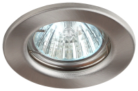 Светильник штампованный MR16.12V/220V. 50W сатин никель ST1 SN ЭРА C0043800